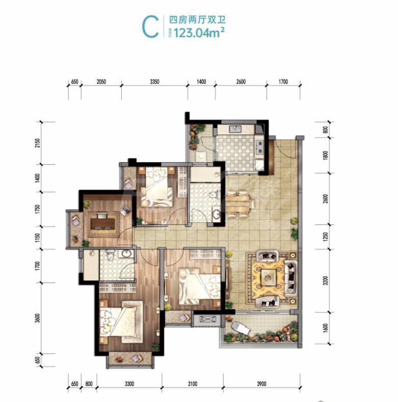 林语台二期C户型