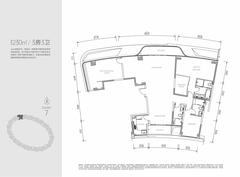 独角兽小区1期3室2厅3卫230.68平户型