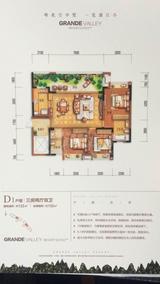 花样年大溪谷2期 3室2厅2卫 122.00平米