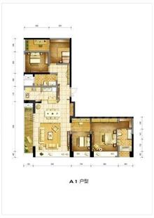 天荟II4室2厅2卫172.19平户型