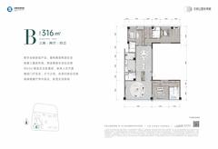 星瀚名邸1期（天府未来城四期）3室2厅4卫316.00平户型
