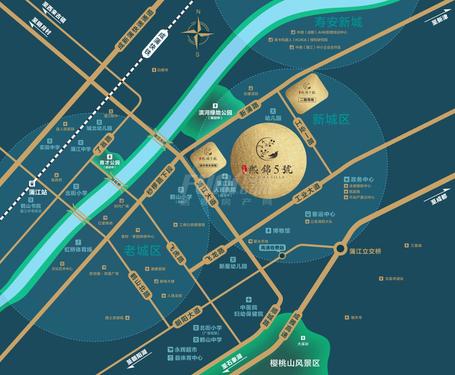 熙锦5号1期区位图