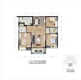 书香华府1期 3室2厅2卫 114.00平米