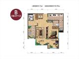 九街广场 3室2厅1卫 73.00平米