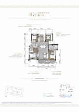雍锦堰府1期 4室2厅2卫 139.24平米