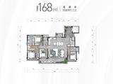 中交凤栖悦府1期 4室2厅3卫 168.00平米