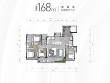 中交凤栖悦府1期4室2厅3卫168.00平户型