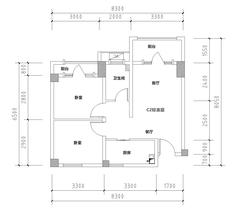 翠锦西岭1期71.00平户型