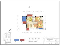 剑桥小镇3期4室2厅2卫108.00平户型