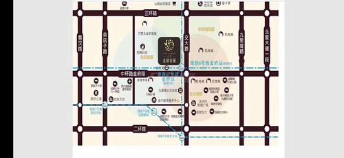 金府星座1期区位图