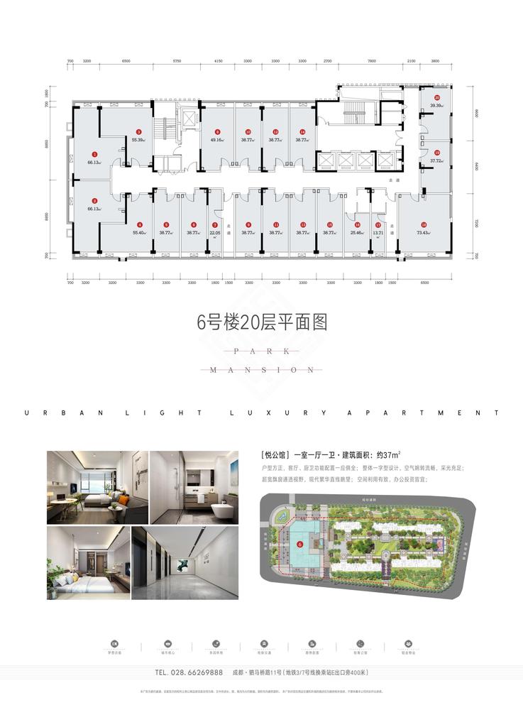 20层平面图