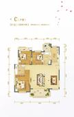 中信太阳城(北城世纪公园1期)3室2厅2卫120.00平户型
