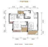 中筑西府兰庭 3室2厅1卫 85.00平米