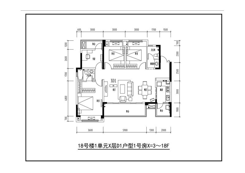D1(18号楼1-1号房）