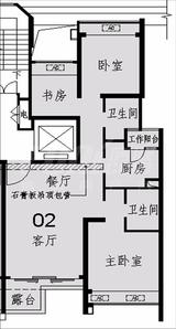 i-都会S 3室2厅2卫 89.38平米