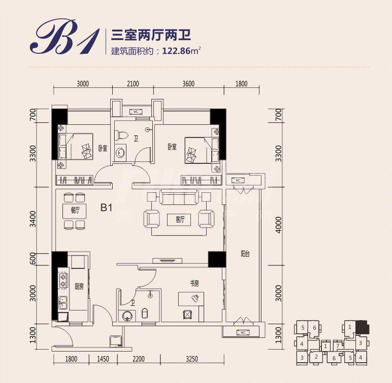 B1户型