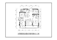 鑫耀美泉悦府2期4室2厅2卫131.75平户型