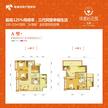 成都后花园国宾红叶3室2厅2卫136.00平户型