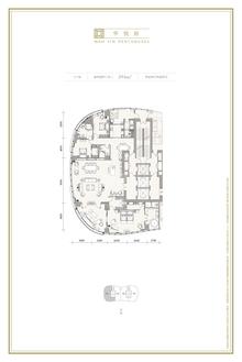 成都银泰中心4室2厅4卫388.00平户型