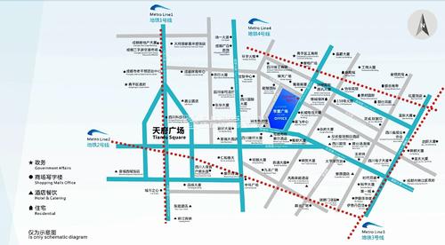 恒大广场区位图