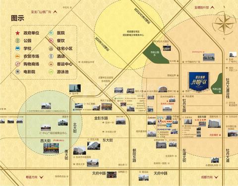 置信逸都丹郡F区区位图
