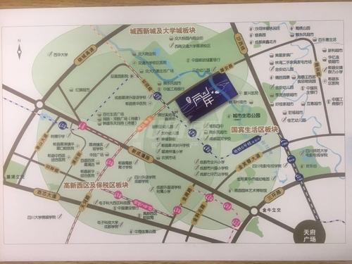 滨江两岸1期区位图