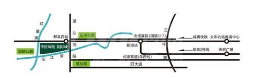 华侨凤凰国际城区位图