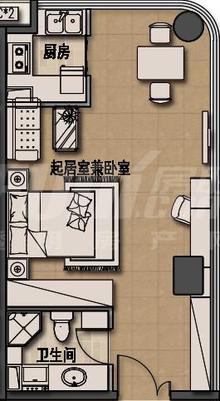 首信红星广场56.64平户型