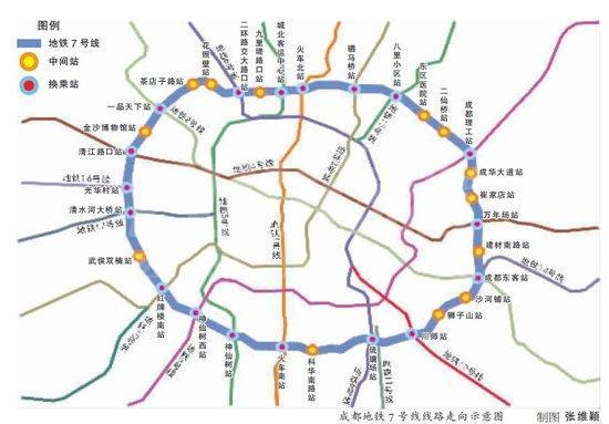 7号地铁规划图