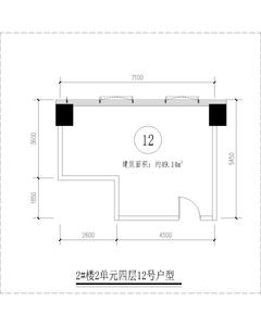 俊屹中心1期49.14平户型