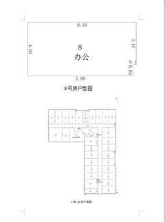 京蓉时代杉众广场1期48.31平户型