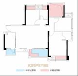 世纪悦城1期 3室2厅2卫 104.00平米