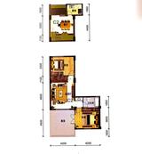 观山郡 2室2厅1卫 89.90平米