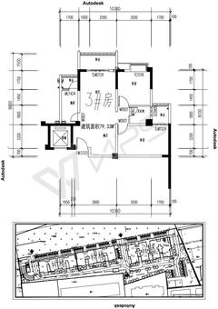 水城学府1期2室2厅1卫79.42平户型