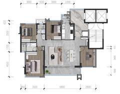 建发书香云锦小区1期4室2厅2卫131.00平户型