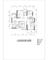 隆鑫印象城邦2期 3室2厅2卫 97.50平米