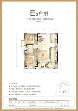 远雄风华园 2室2厅2卫 96.81平米
