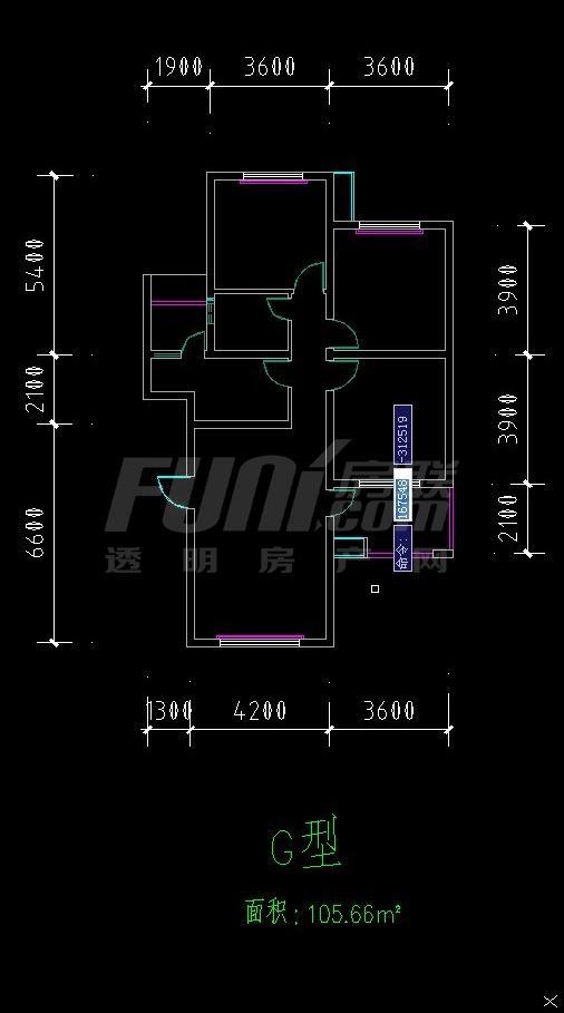 G 户型单号