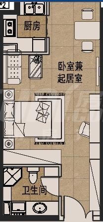 首信红星广场47.92平户型