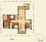 中洲中央城邦 4室2厅3卫 189.93平米