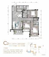 嘉祥瑞庭熙岸1期 3室2厅2卫 115.30平米