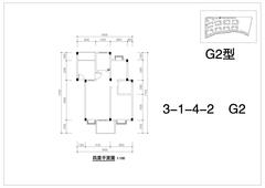 堤亚纳河谷2室2厅1卫84.97平户型