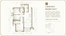 宸光名邸3期3室2厅2卫99.00平户型