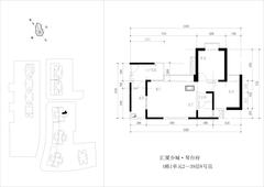 汇厦少城2期琴台府2室2厅1卫76.43平户型