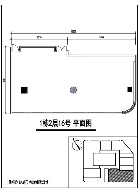 1号楼266.52户型图