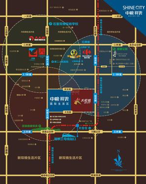 中粮祥云悦云府区位图