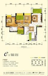 保利春天花语 4室2厅2卫 105.00平米