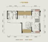 中筑西府兰庭 3室2厅1卫 78.00平米