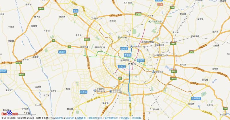 成都市地图