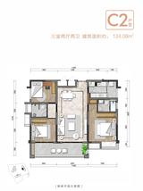 金强·悦府 1室 124.08平米